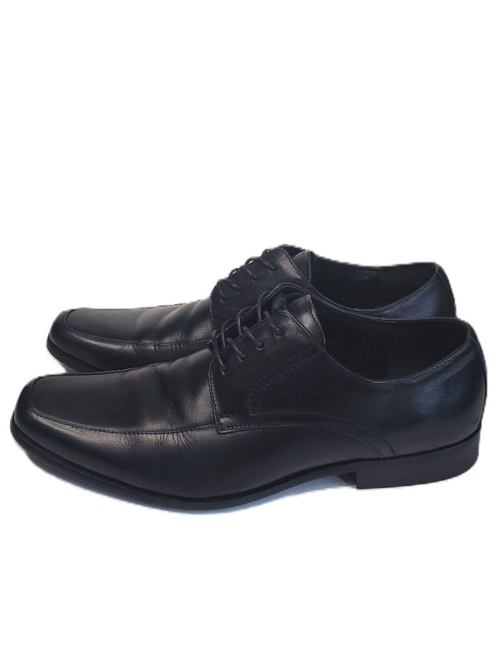 Pegabo Men's Black Leather Dress Shoes - Size 43 (US 10)